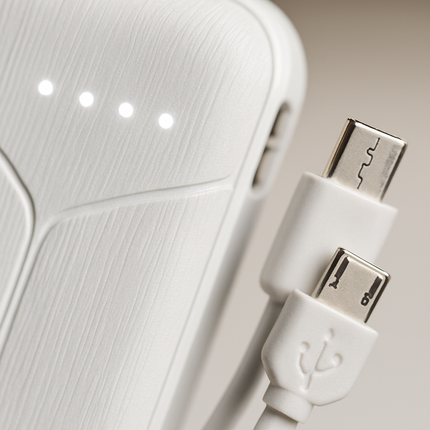 Power Bank Portable Charger with Built-in Cables