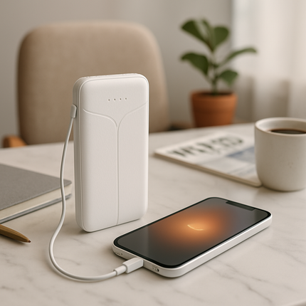 Power Bank Portable Charger with Built-in Cables