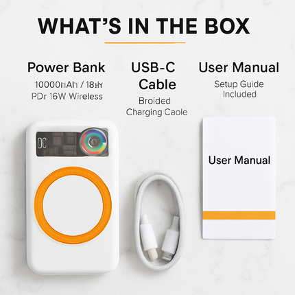 Wireless Power Bank with MagSafe - Compact
