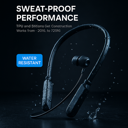 Wireless Neckband Headphones for Sports and Calls
