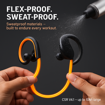 Wireless Sports Headsets Neckband Earphones