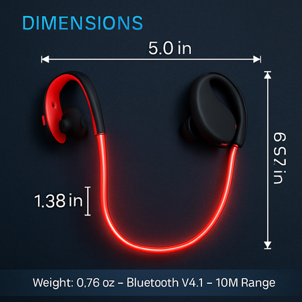 Wireless Sports Headsets Neckband Earphones