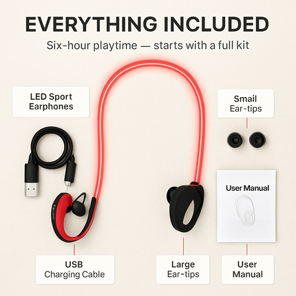 Wireless Sports Headsets Neckband Earphones