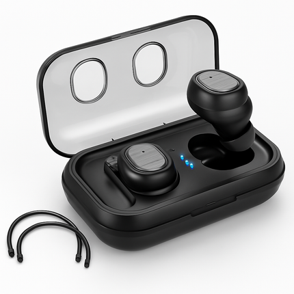 Wireless Earbuds with Magnetic Dock for All-Day Listening
