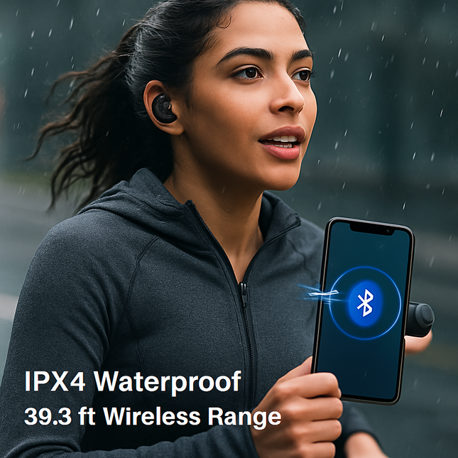 Wireless Earbuds with Magnetic Dock for All-Day Listening