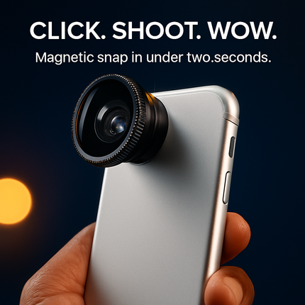 Phone Camera Lens Kit Magnetic 180°Fisheye Lens 0.67xWide Angle 10X Macro Lens for iPhone X /8/7/6s Samsung Galaxy S10/S9