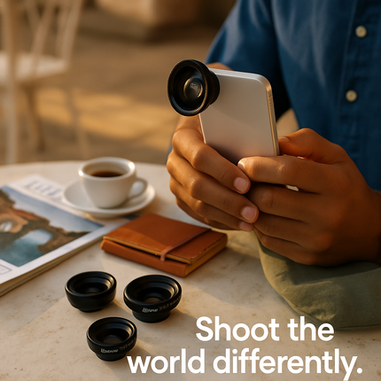Phone Camera Lens Kit Magnetic 180°Fisheye Lens 0.67xWide Angle 10X Macro Lens for iPhone X /8/7/6s Samsung Galaxy S10/S9