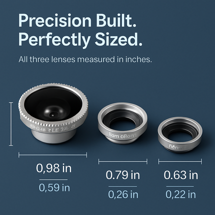 Phone Camera Lens Kit Magnetic 180°Fisheye Lens 0.67xWide Angle 10X Macro Lens for iPhone X /8/7/6s Samsung Galaxy S10/S9