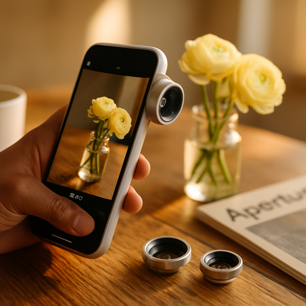 Phone Camera Lens Kit Magnetic 180°Fisheye Lens 0.67xWide Angle 10X Macro Lens for iPhone X /8/7/6s Samsung Galaxy S10/S9