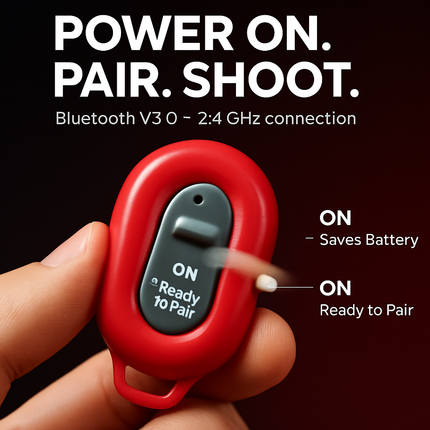 Unique Wireless Shutter Remote Controller for Android and iOS Devices