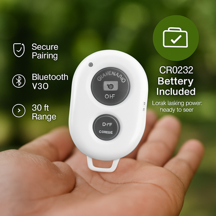 Unique Wireless Shutter Remote Controller for Android and iOS Devices