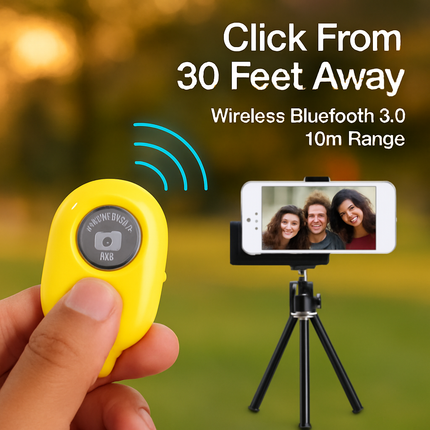 Unique Wireless Shutter Remote Controller for Android and iOS Devices