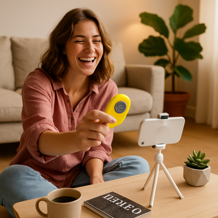 Unique Wireless Shutter Remote Controller for Android and iOS Devices