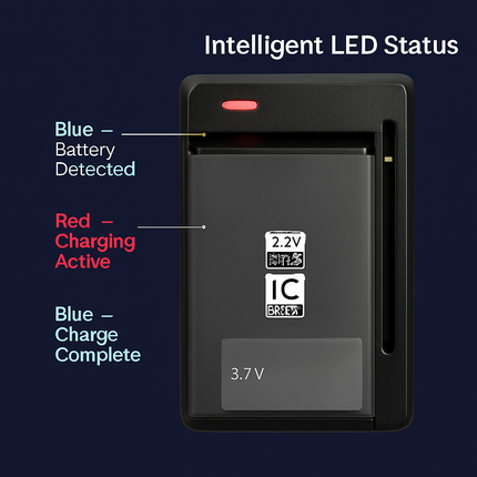 Camera Battery Charger 3.7V Rechargeable Battery Charger Mobile Universal Battery Charger For Cameras Cell Phones