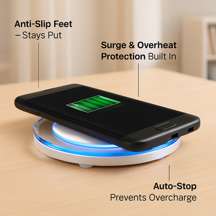 Mini Qi-Wireless Charging Pad