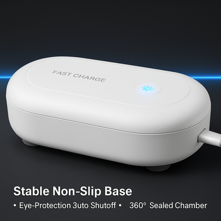 UV Light Phone Sanitizer Box with Wireless Charging