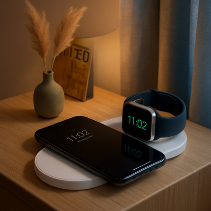 2-in-1 Wireless Charger for Watch and Phone