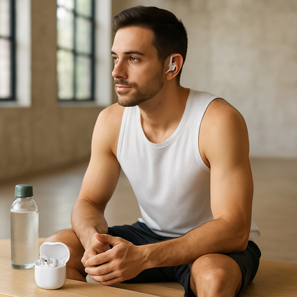 Open Ear Wireless Earbuds with Charging Case