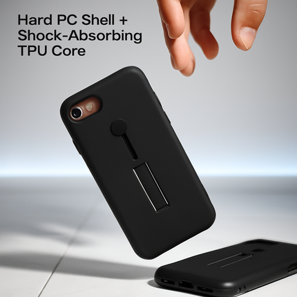 Finger Strap Phone Case with Kickstand for Secure Grip