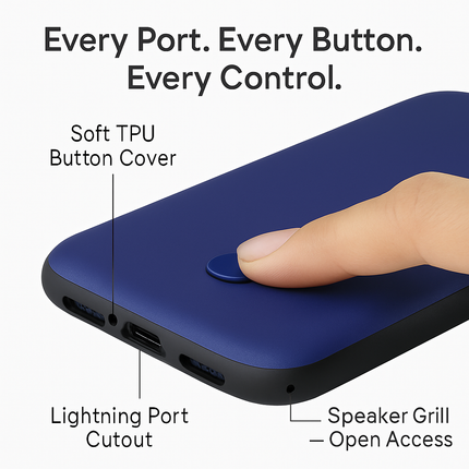 Finger Strap Phone Case with Kickstand for Secure Grip