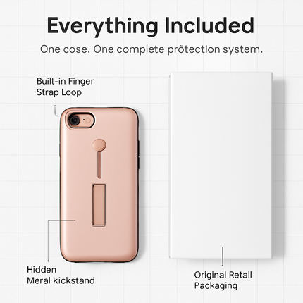 Finger Strap Phone Case with Kickstand for Secure Grip