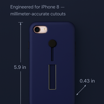 Finger Strap Phone Case with Kickstand for Secure Grip