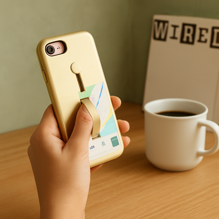 Finger Strap Phone Case with Kickstand for Secure Grip