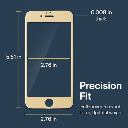 3D Curved Glass Full Cover Protector for iPhone
