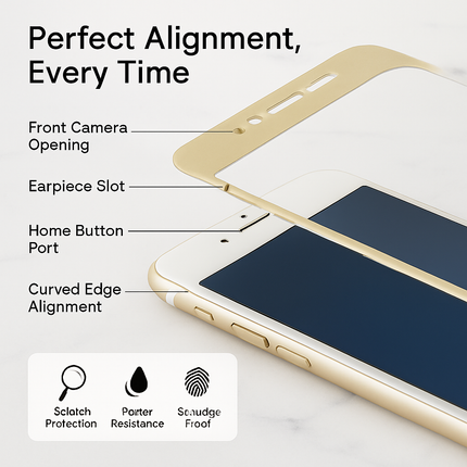 3D Curved Glass Full Cover Protector for iPhone