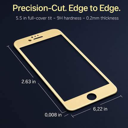 3D Curved Tempered Glass Full Cover Screen Protector for Apple iPhone 7 Plus