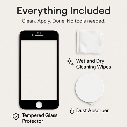 3D Curved Tempered Glass Full Cover Screen Protector for Apple iPhone 7