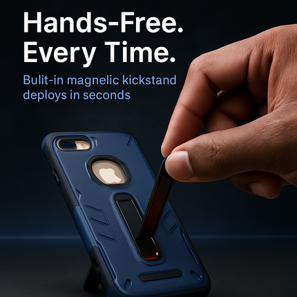 Rugged Case for iPhone 8 Plus - Durable Protection, Grippy