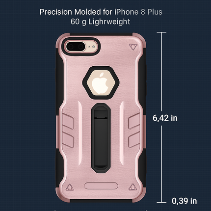 Rugged Case for iPhone 8 Plus - Durable Protection, Grippy