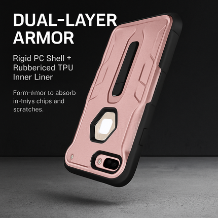 Rugged Case for iPhone 8 Plus - Durable Protection, Grippy