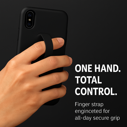 Finger Strap iPhone X Case with Kickstand