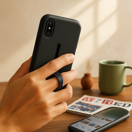Finger Strap iPhone X Case with Kickstand