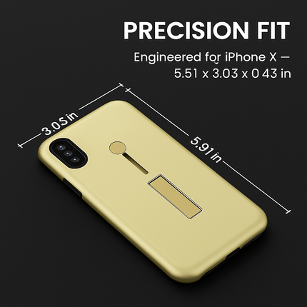 Finger Strap iPhone X Case with Kickstand