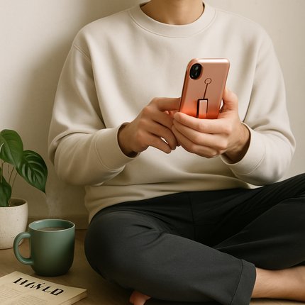 Finger Strap iPhone X Case with Kickstand