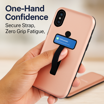 Finger Strap iPhone X Case with Kickstand