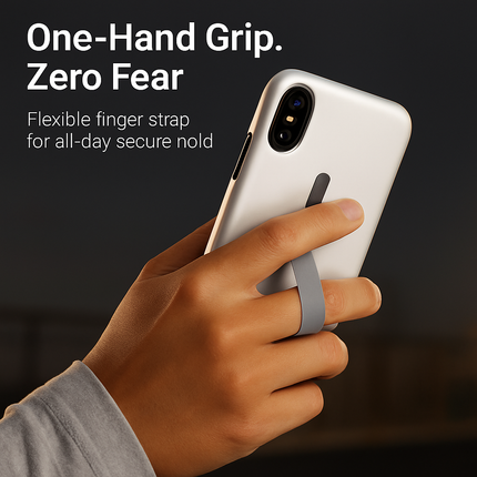 Finger Strap iPhone X Case with Kickstand