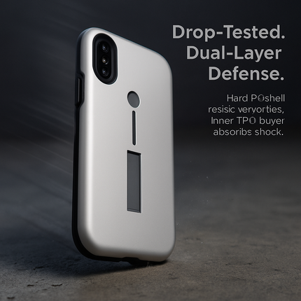 Finger Strap iPhone X Case with Kickstand