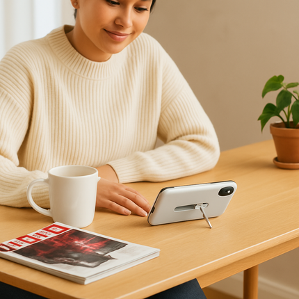 Finger Strap iPhone X Case with Kickstand