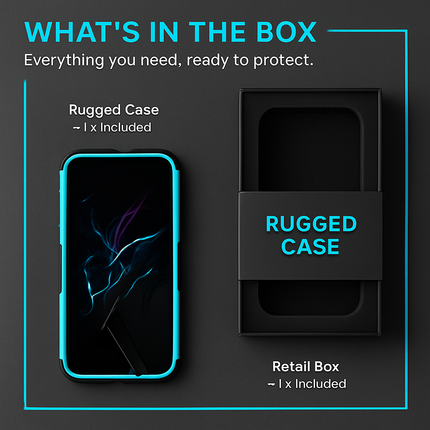 Rugged Phone Case for iPhone X with Kickstand