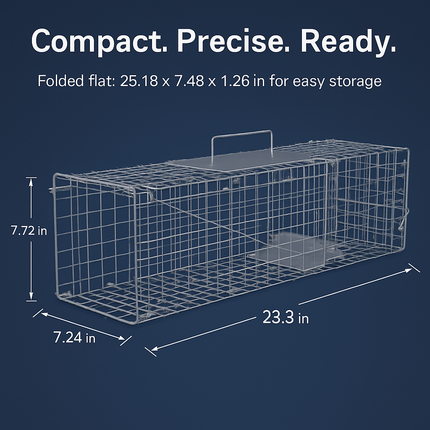Cat Trap Cage: Humane Live Trap with Release