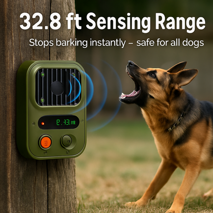 Ultrasonic Anti-Barking Device for Pets - Rechargeable