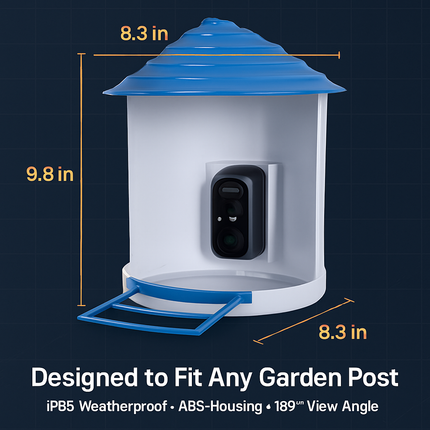 Smart Bird Feeder with Solar Powered Camera