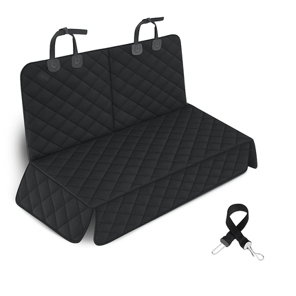 Dog Car Seat Cover for Cars with Back Seat Belt