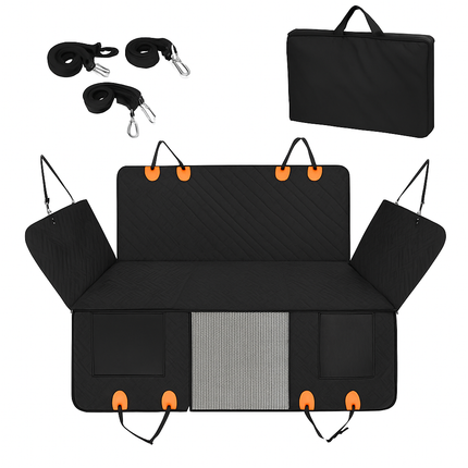 Dog Car Seat Cover for Back Seat - Waterproof Oxford Hammock