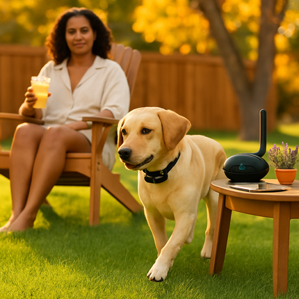 Wireless Electric Dog Fence System and Training Collar