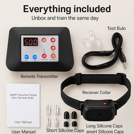 Radius Dog Training Collar with Wireless Fence